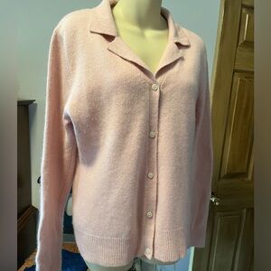 Like New Donna Morgan Pink Lambswool/Angora Sweater